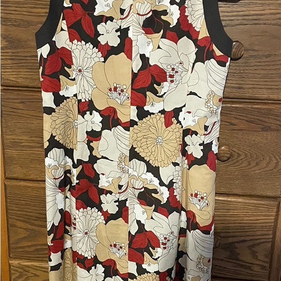 Cotton JCrew size 14 retro dress - Picture 2 of 4
